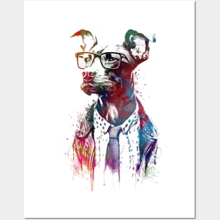 Hipster dog #dog Posters and Art